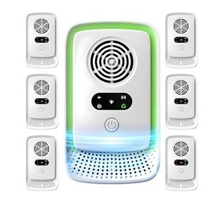 6 Pks Ultrasonic Pest Repeller